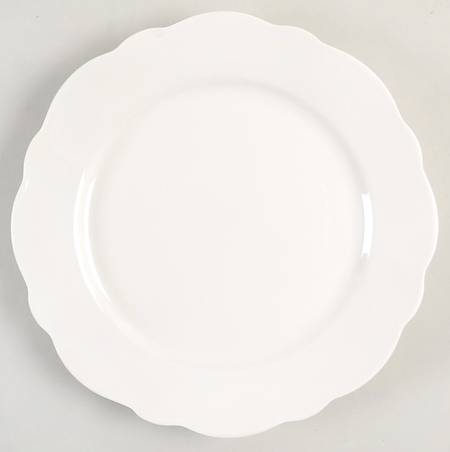 Butterfly Meadow White (Undecorated) Salad/Dessert Plate