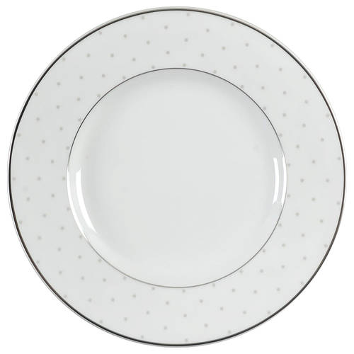 Sadie Street Grey Accent Luncheon Salad Plate