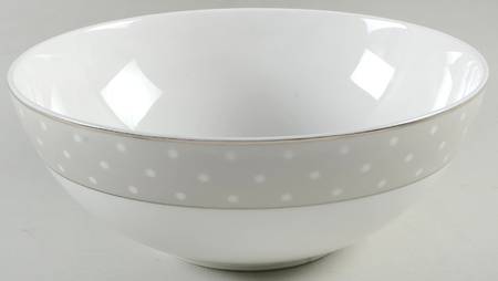 Sadie Street Grey 10" Round Serving Bowl
