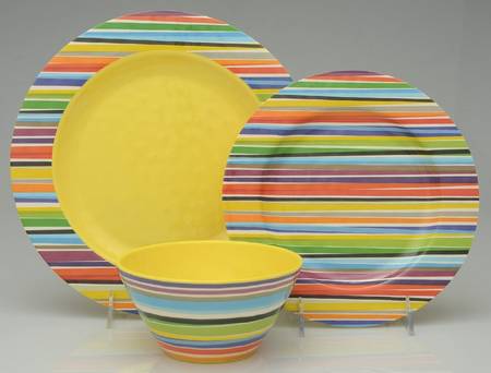 Color Celebration 12 Piece Melamine Set