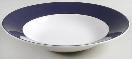 Rutherford Circle Navy Blue 9" Soup/Pasta Bowl by Lenox