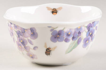 Butterfly Meadow Lavender Dessert Bowl by Lenox
