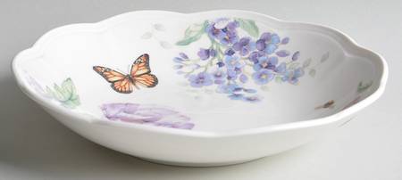Butterfly Meadow Lavender 8" Soup/Pasta Bowl