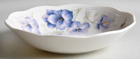 Butterfly Meadow Lavender Fruit/Dessert (Sauce) Bowl