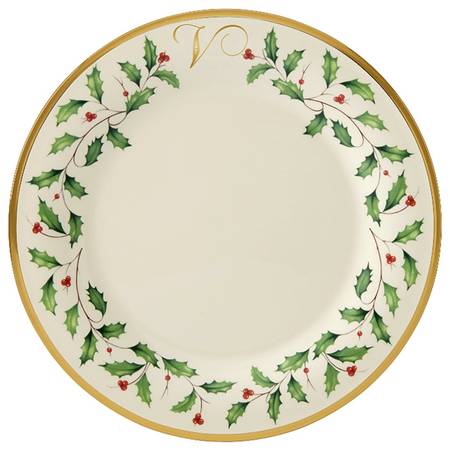 Holiday (Dimension) Accent Dinner Plate Mono "V"