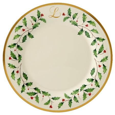 Holiday (Dimension) Accent Dinner Plate Mono "L"