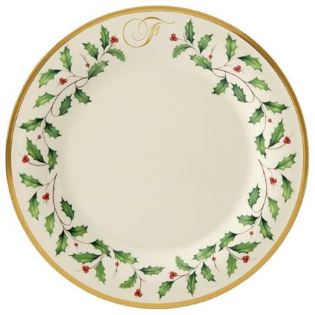 Holiday (Dimension) Accent Dinner Plate Mono "F"