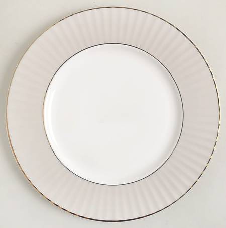 Pleated Colors Grey Salad Plate