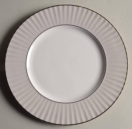Pleated Colors Grey Salad Plate