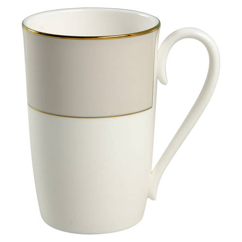 Pleated Colors Grey Mug by Lenox
