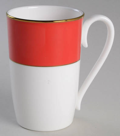 Pleated Colors Red Mug