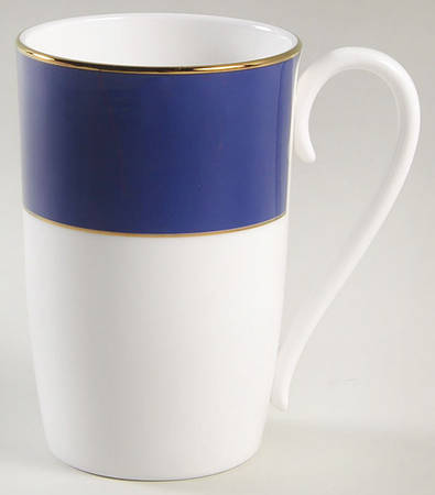 Pleated Colors Navy Blue Mug