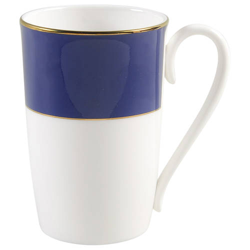 Pleated Colors Navy Blue Mug