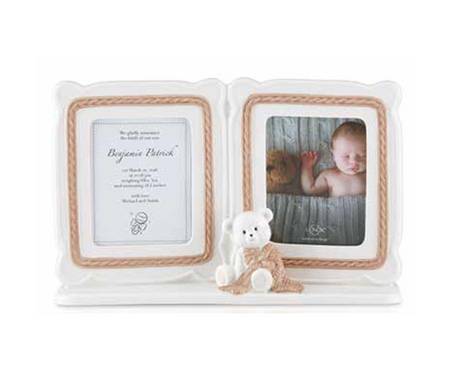 Baby Bear Double Picture Frame