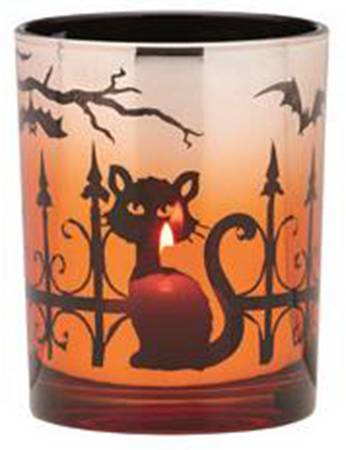 Eternal Halloween Glassware Votive Candleholder