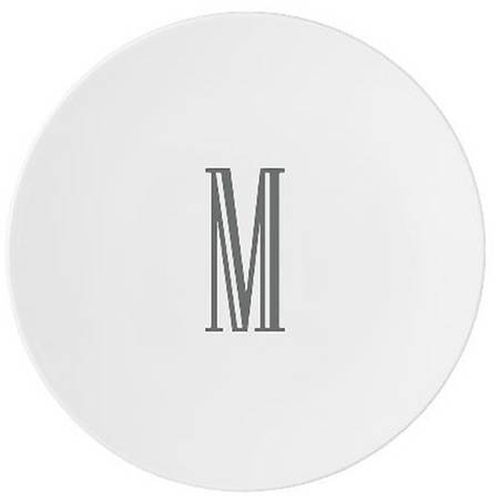 Charcoal Diamond Accent Salad Plate
