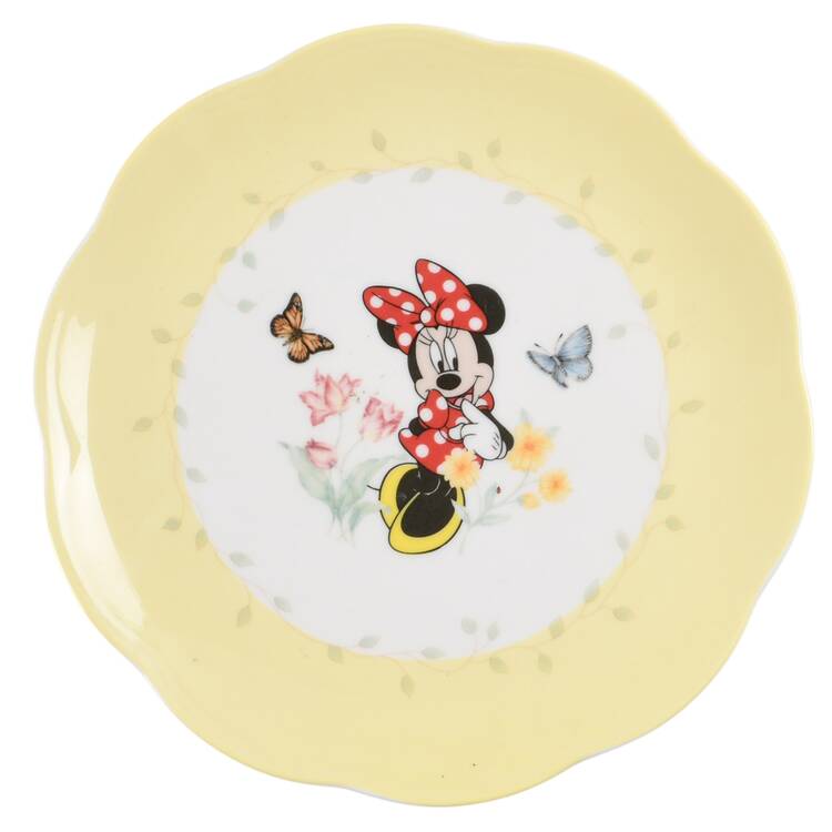 Mickey and Minnie in the Meadow Salad/Dessert Plate