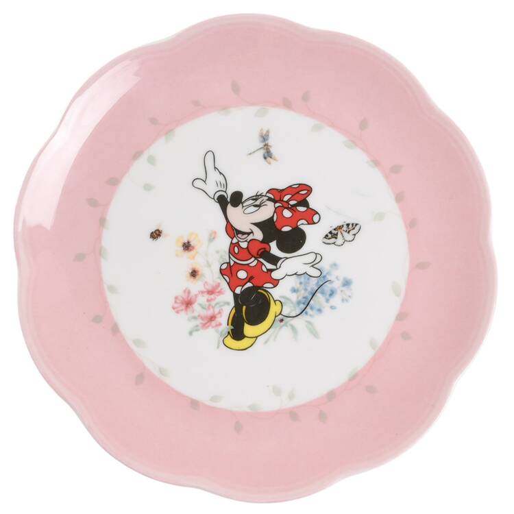 Mickey and Minnie in the Meadow Salad/Dessert Plate