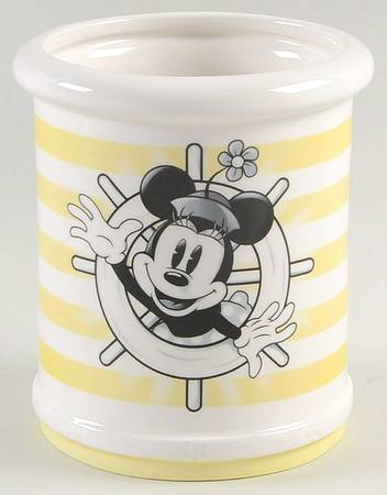 Anchors Away (Mickey and Minnie) Treat Jar No Lid by Lenox