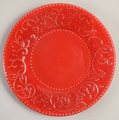 Cassis Red Salad/Dessert Plate