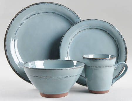 Valencia Teal 4 Piece Place Setting