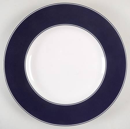 Nag's Head Navy Blue Accent Luncheon Plate