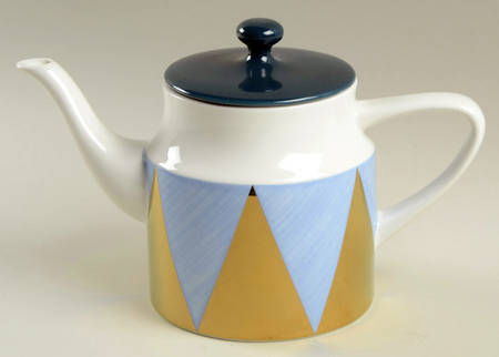 Blue Azzurro Teapot & Lid