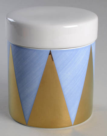 Blue Azzurro Small Canister & Lid