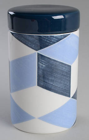 Blue Azzurro Large Canister & Lid