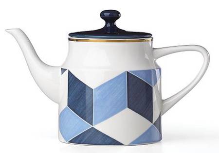 Blue Azzurro Teapot & Lid