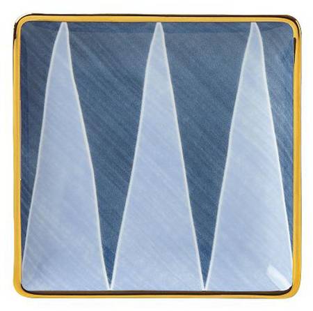Blue Azzurro Square Tidbit Plate