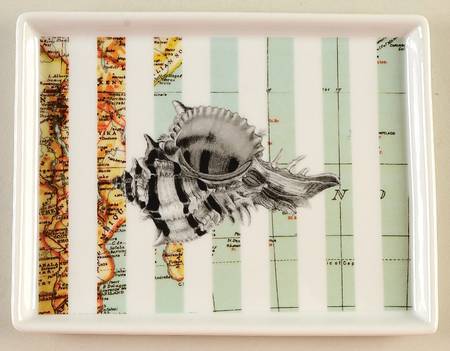 Ocean Travel Appetizer Plate