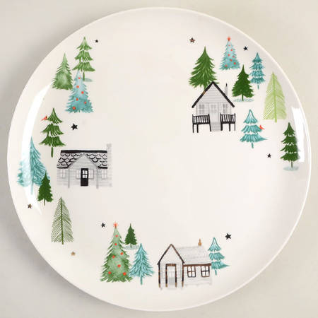 Balsam Lane 12" Chop Plate (Round Platter) by Lenox