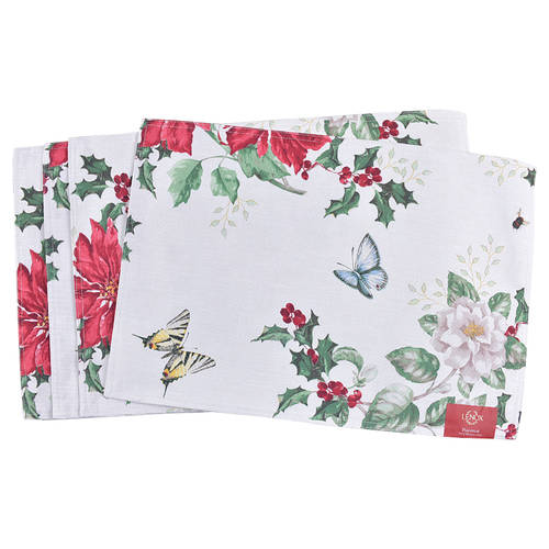 Butterfly Meadow Holiday Cloth Placemat - Set of 4