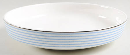 Laurel Street Blue 8" Individual Pasta Bowl