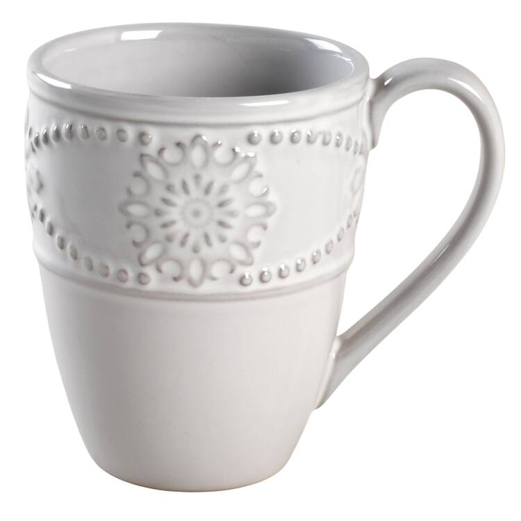 French Carved Square Mug by Lenox