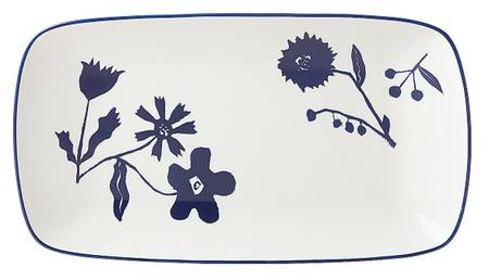 Spring Street Cobalt Blue Hors d'Oeuvre Tray