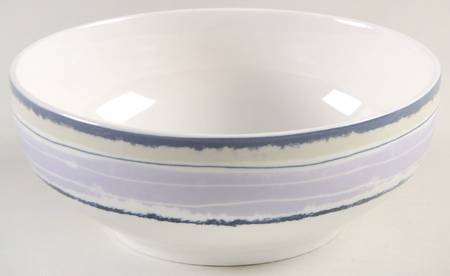 Woven Stripes Lavender Soup/Cereal Bowl