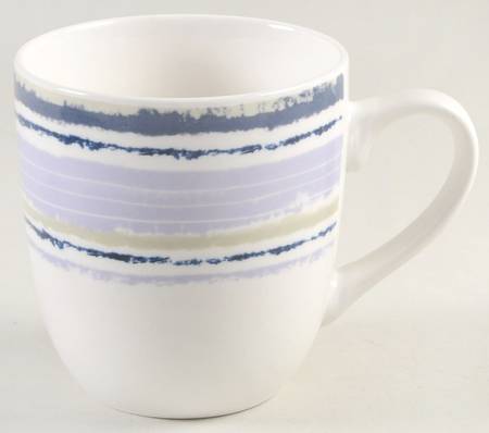Woven Stripes Lavender Mug