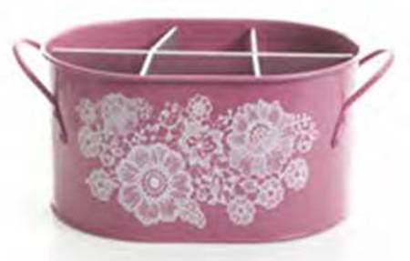 Blutique Metal Flatware Caddy