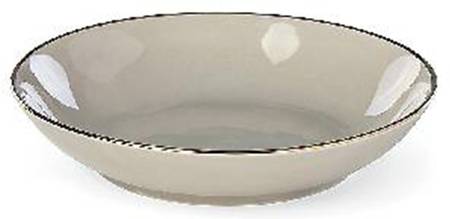 Trianna Taupe 8" Individual Pasta Bowl