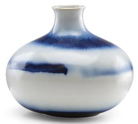 Painted Indigo 6" Vase