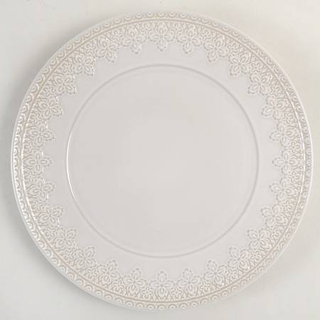 Chelse Muse Reactive Gray Accent Luncheon Plate