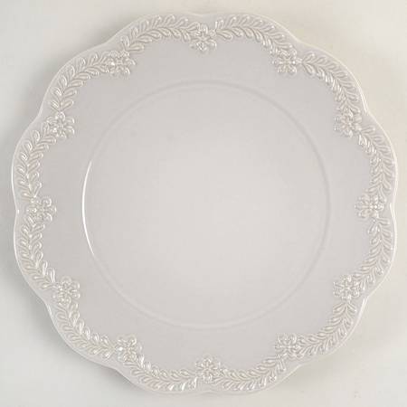 Chelse Muse Reactive Gray Accent Luncheon Plate