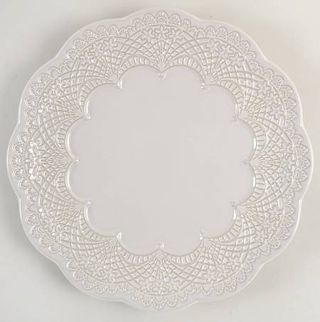 Chelse Muse Reactive Gray Dinner Plate