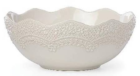 Chelse Muse Reactive Gray 10" Round Vegetable Bowl