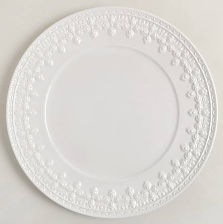 Chelse Muse Reactive White Dinner Plate