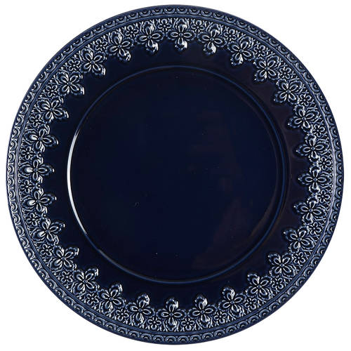 Chelse Muse Reactive Navy Dinner Plate