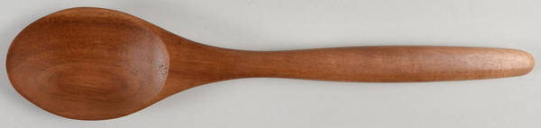 Deco Dot Black Solid Wood Salad Serving Spoon