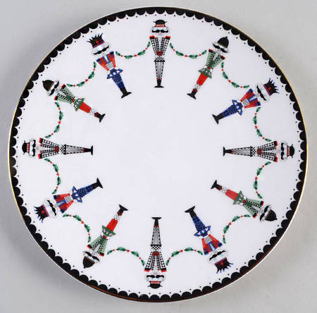 Nutcracker Accent Salad Plate